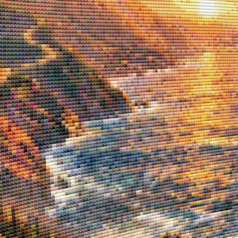 Cross Stitch Pattern - Cape Breton Highlands Skyline Trail, Chéticamp, Nova Scotia - Instant Digital Download