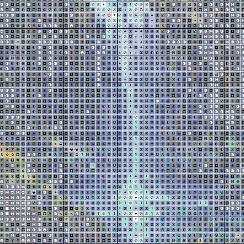 Cross Stitch Pattern - Wizard and Cat, Mystic Ruins - Instant Digital Download