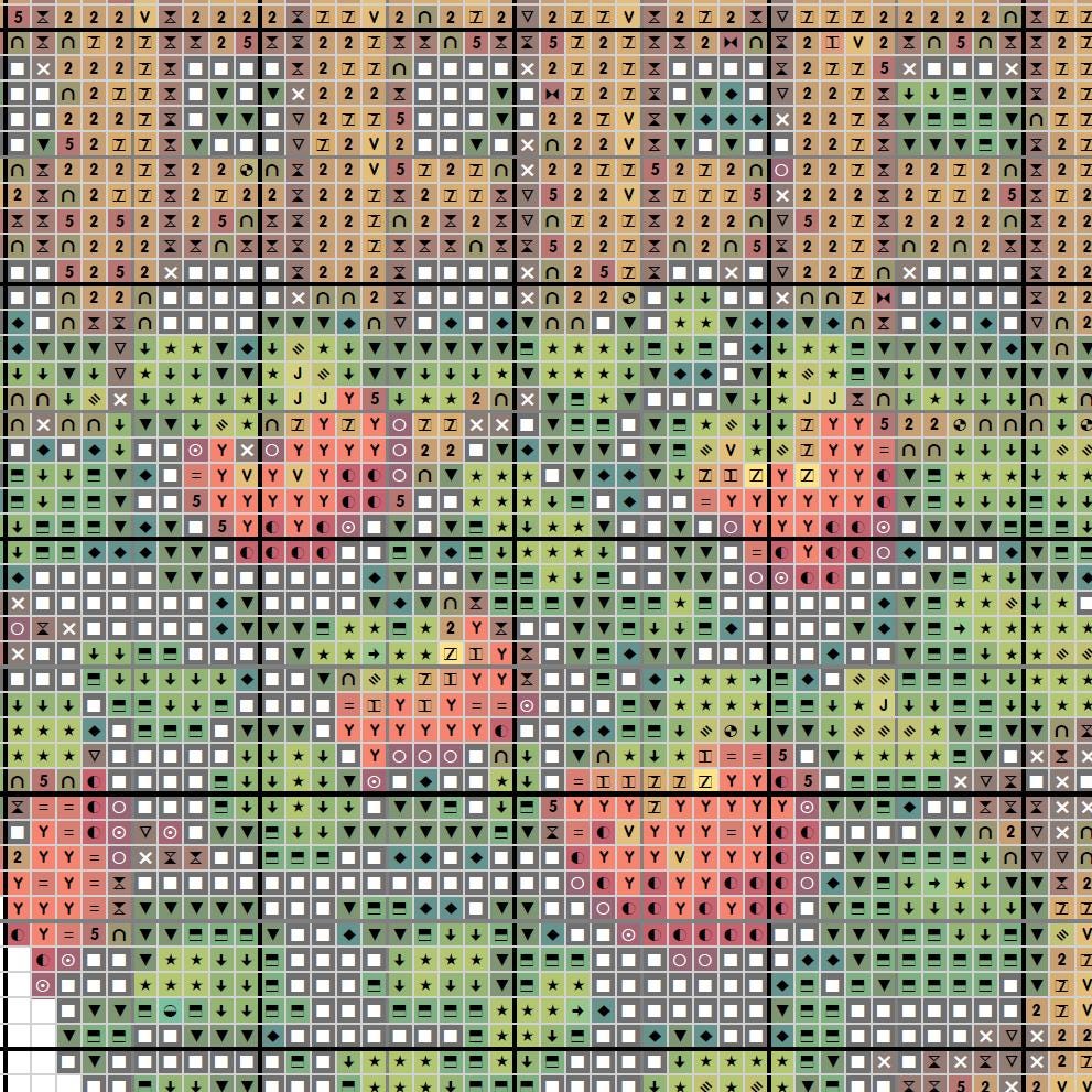 Cross Stitch Pattern - Spring in the Valley at Farmer's Eye View - Instant Digital Download