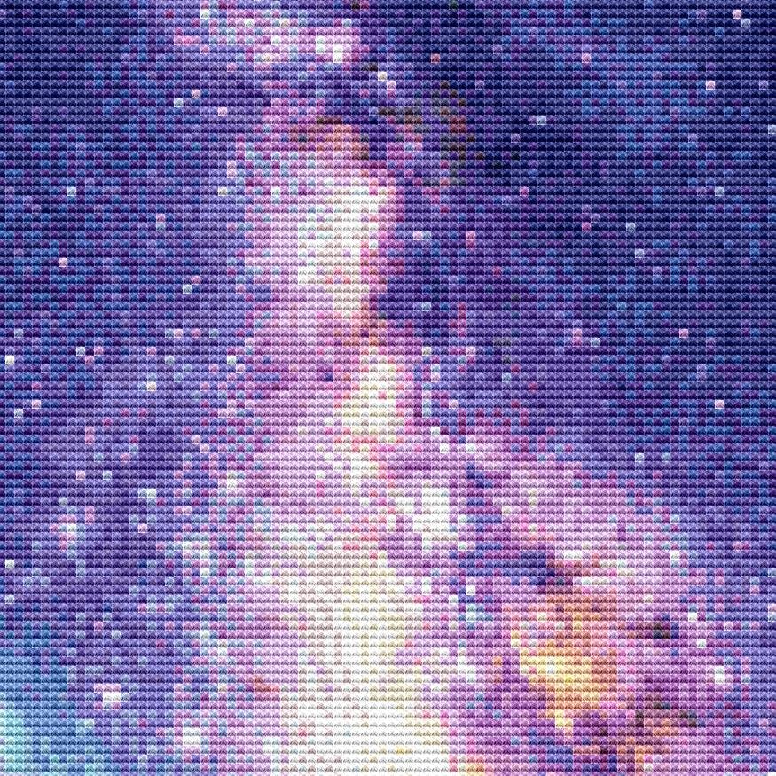 Cross Stitch Pattern - Stonehenge Ancient Ritual, Milky Way - Instant Digital Download