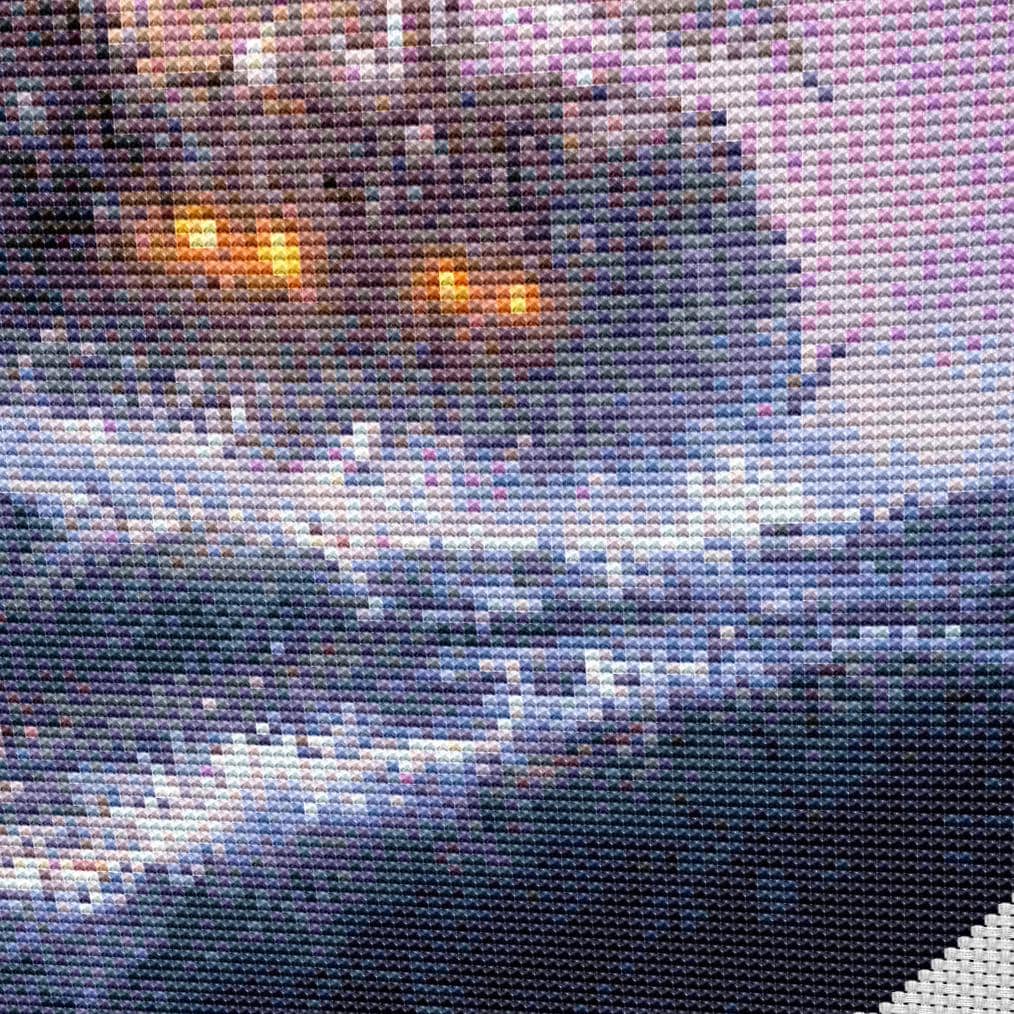 Cross Stitch Pattern - Phantom of the Sea - Ghost Ship - Instant Digital Download