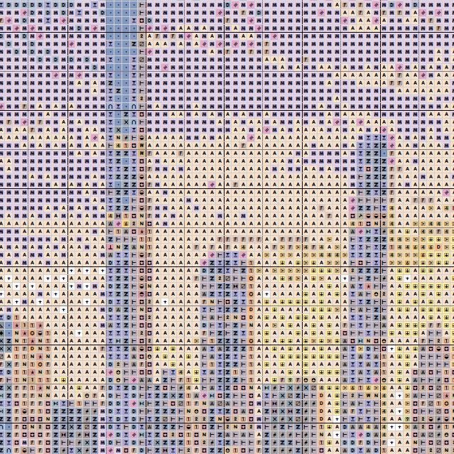 Cross Stitch Pattern - Central Park Autumn Morning NYC - Instant Digital Download