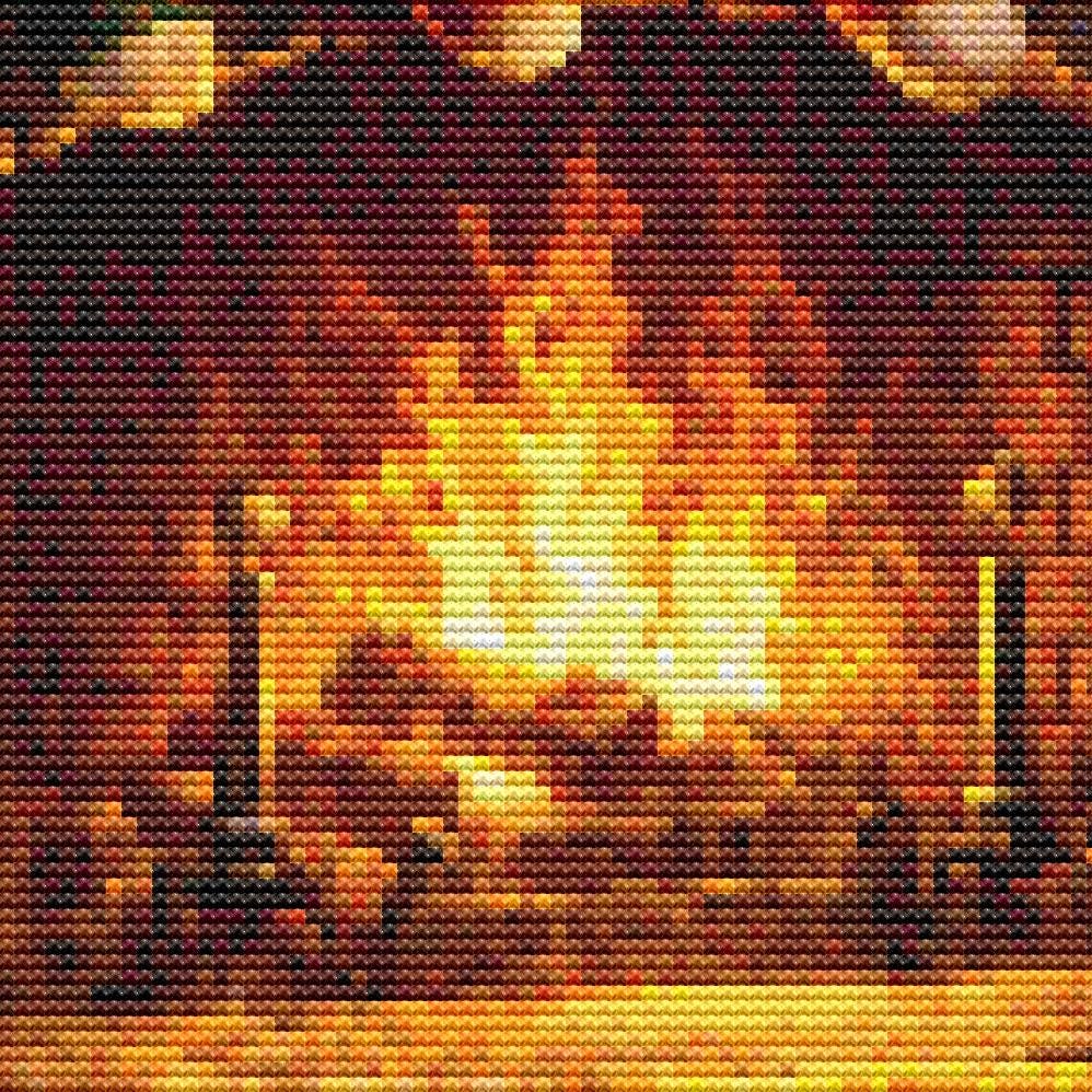 Cross Stitch Pattern - Yuletide Cat Nap, Christmas Eve - Instant Digital Download