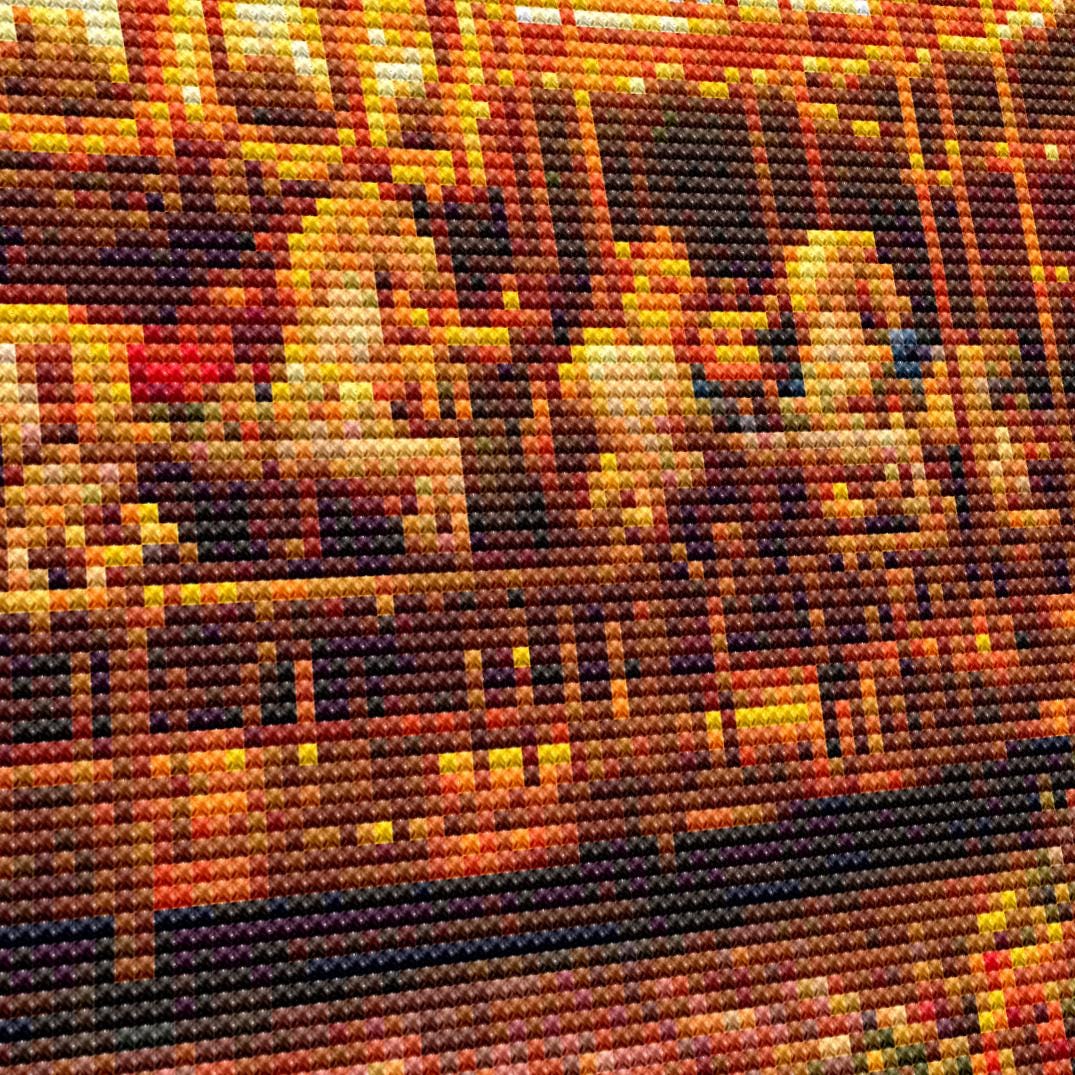 Cross Stitch Pattern - Twilight Carousel, Summer Dream - Instant Digital Download